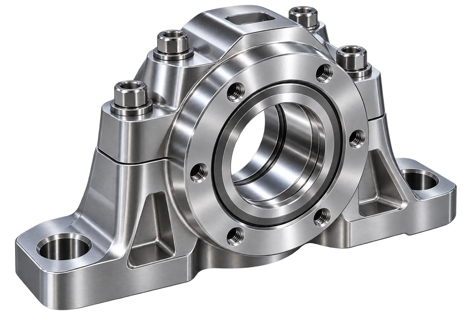 Ground precision drive shaft with bearing seats