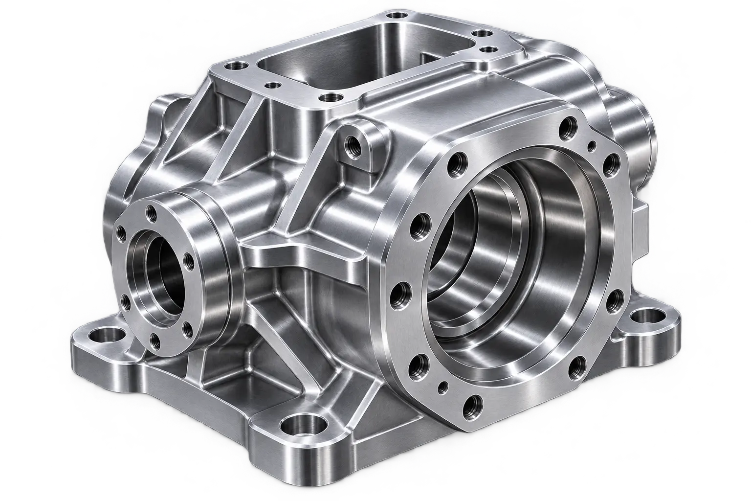 Precision milled valve body with internal flow channels